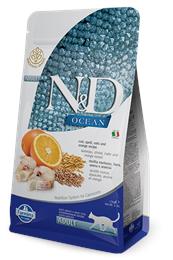 N&D Ocean Cat Codfish,Spelt,Oats&Orange 1,5kg